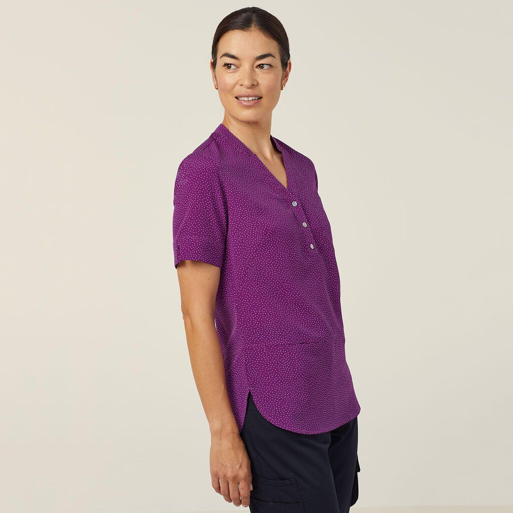 Silvi Spot Print Short Sleeve Tunic