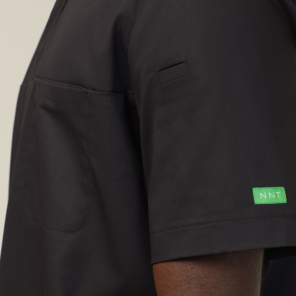 Next-Gen Antibacterial Active Doherty Mandarin Collar Scrub Top