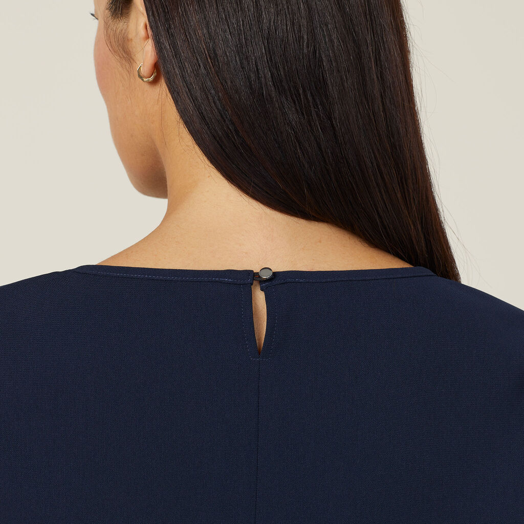 Heavy Stretch Georgette Long Sleeve Blouse