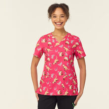 Native Festive Scrub Top