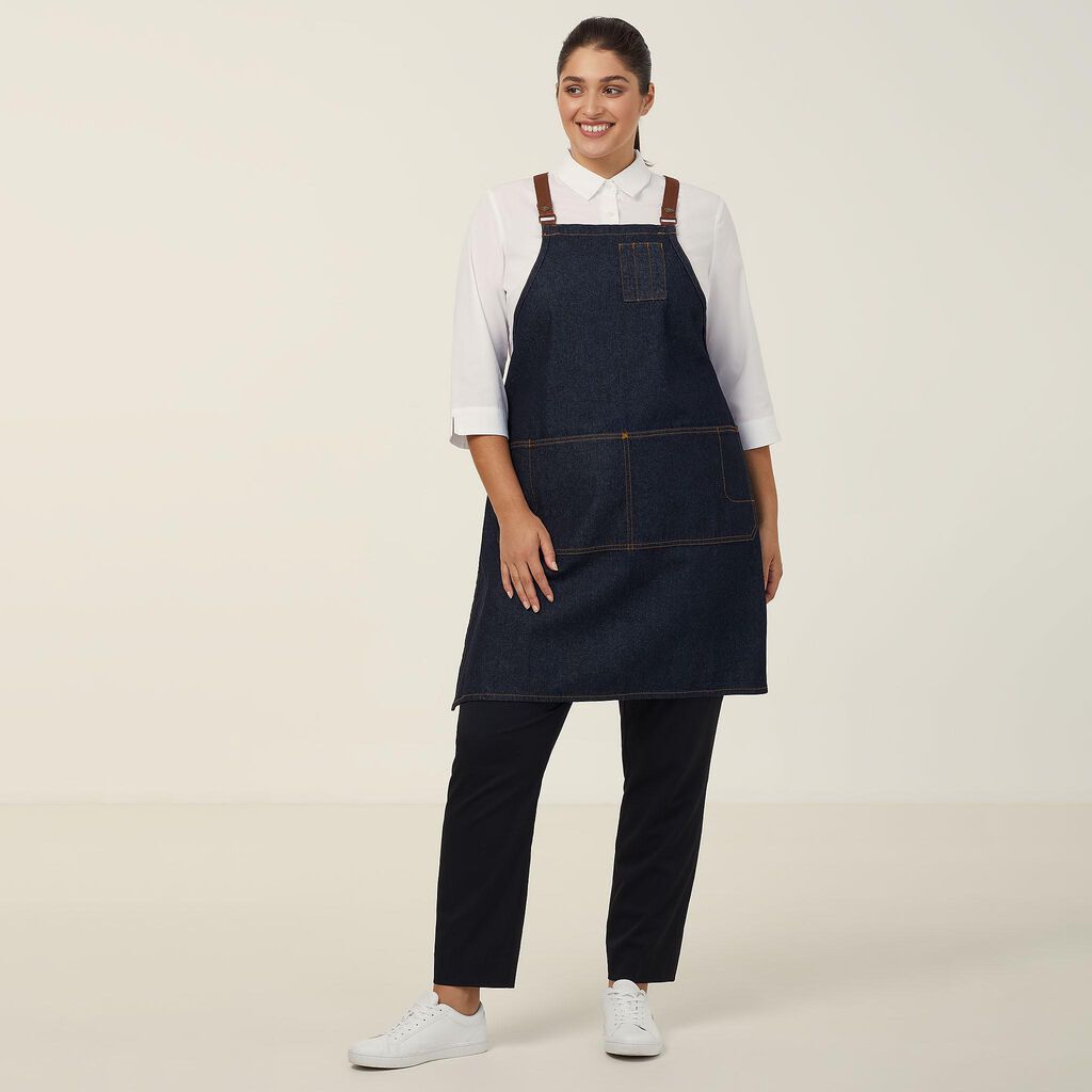 Chef Works Denim Cross Back Apron