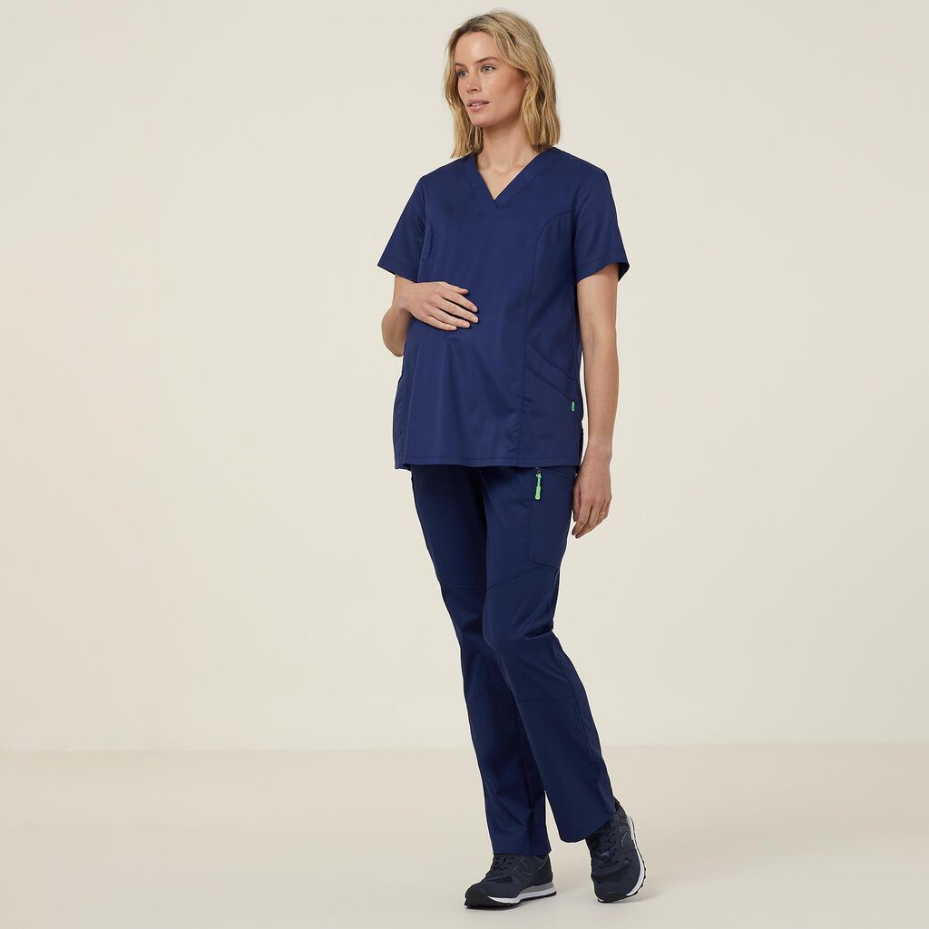 Maternity V Neck Scrub Top