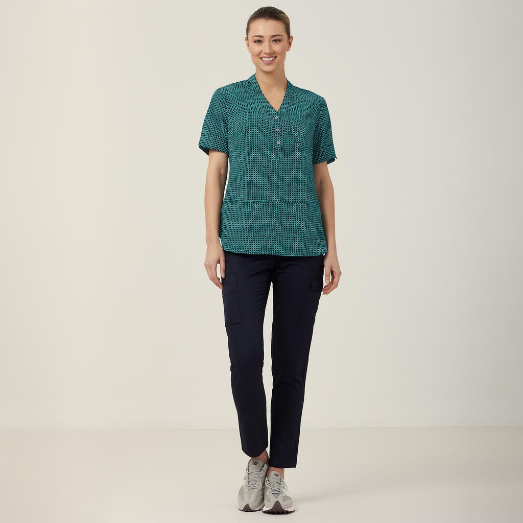 Pixel Print Short Sleeve Tunic