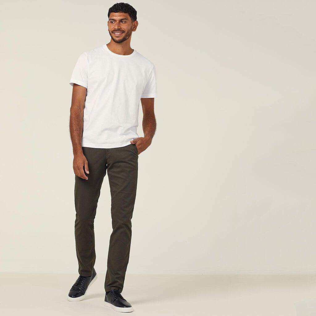 Cotton Jersey Short Sleeve Crew Neck Tee