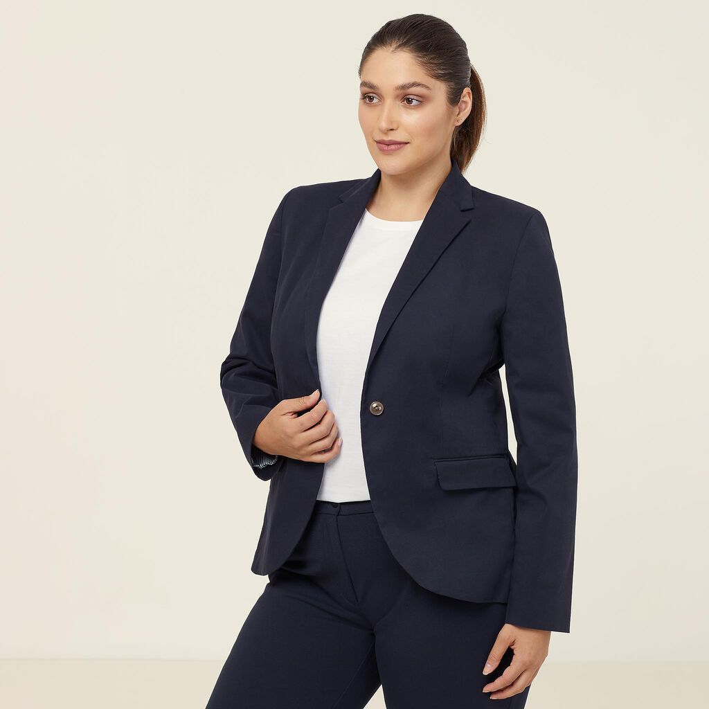 Stretch Cotton Blazer
