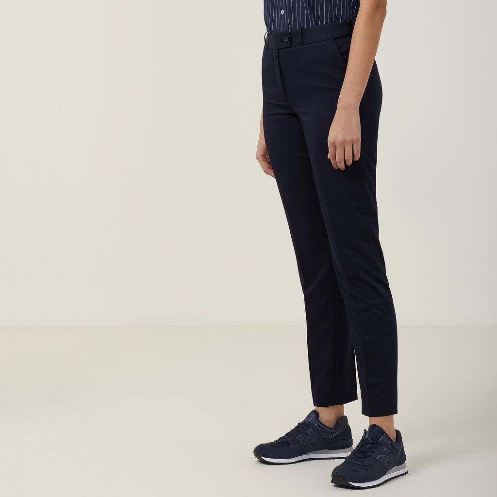 Poly Viscose Gaberdine Slim Leg Pant
