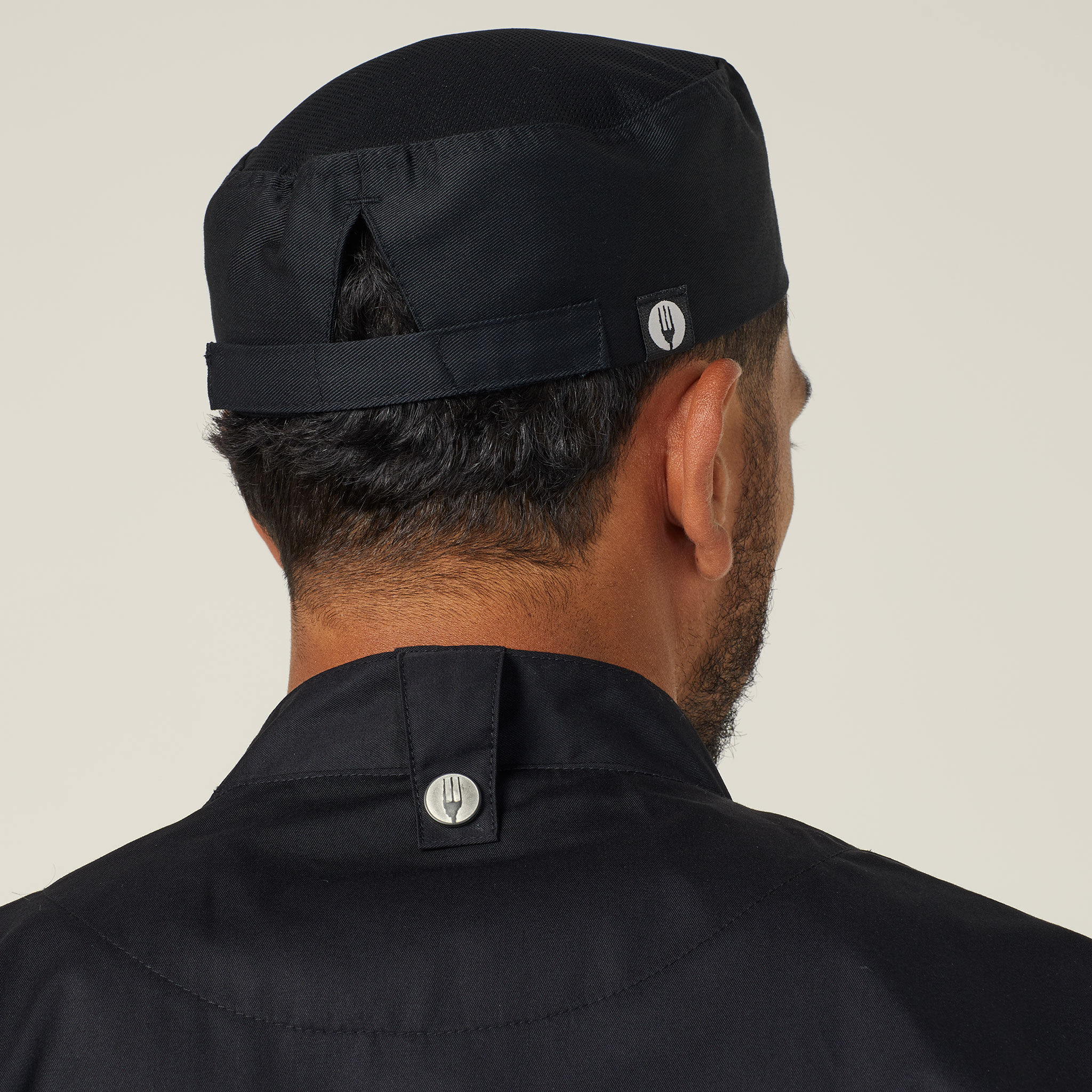 Chef Works Cool Vent Chef Beanie, black 