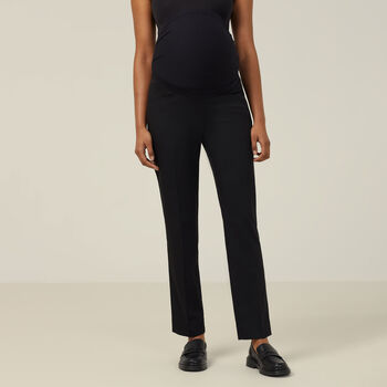 Poly Viscose Stretch Twill Maternity Pant