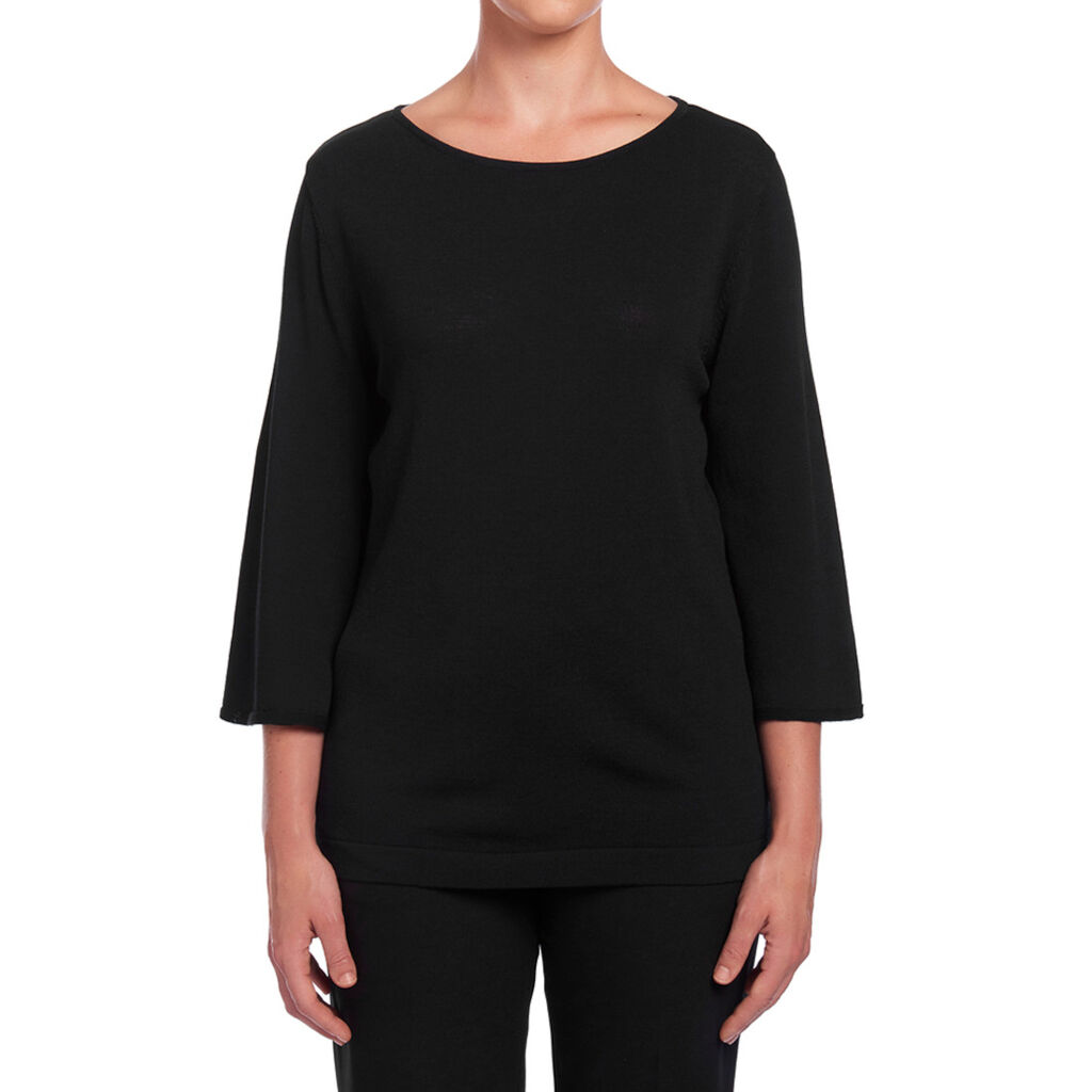 Wide Sleeve Knit Top