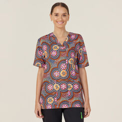Bush Tucker Indigenous Scrub Top