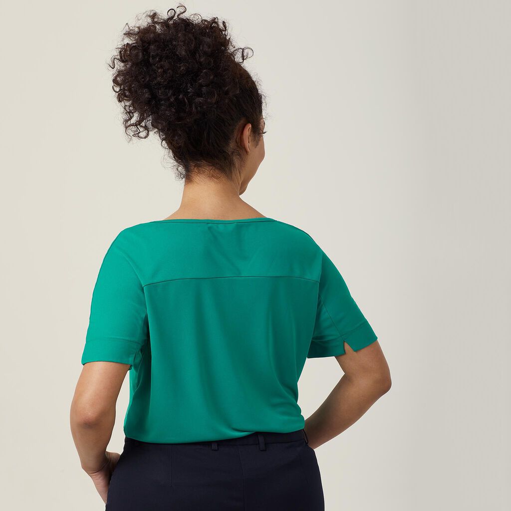 Matt Jersey Boat Neck Top