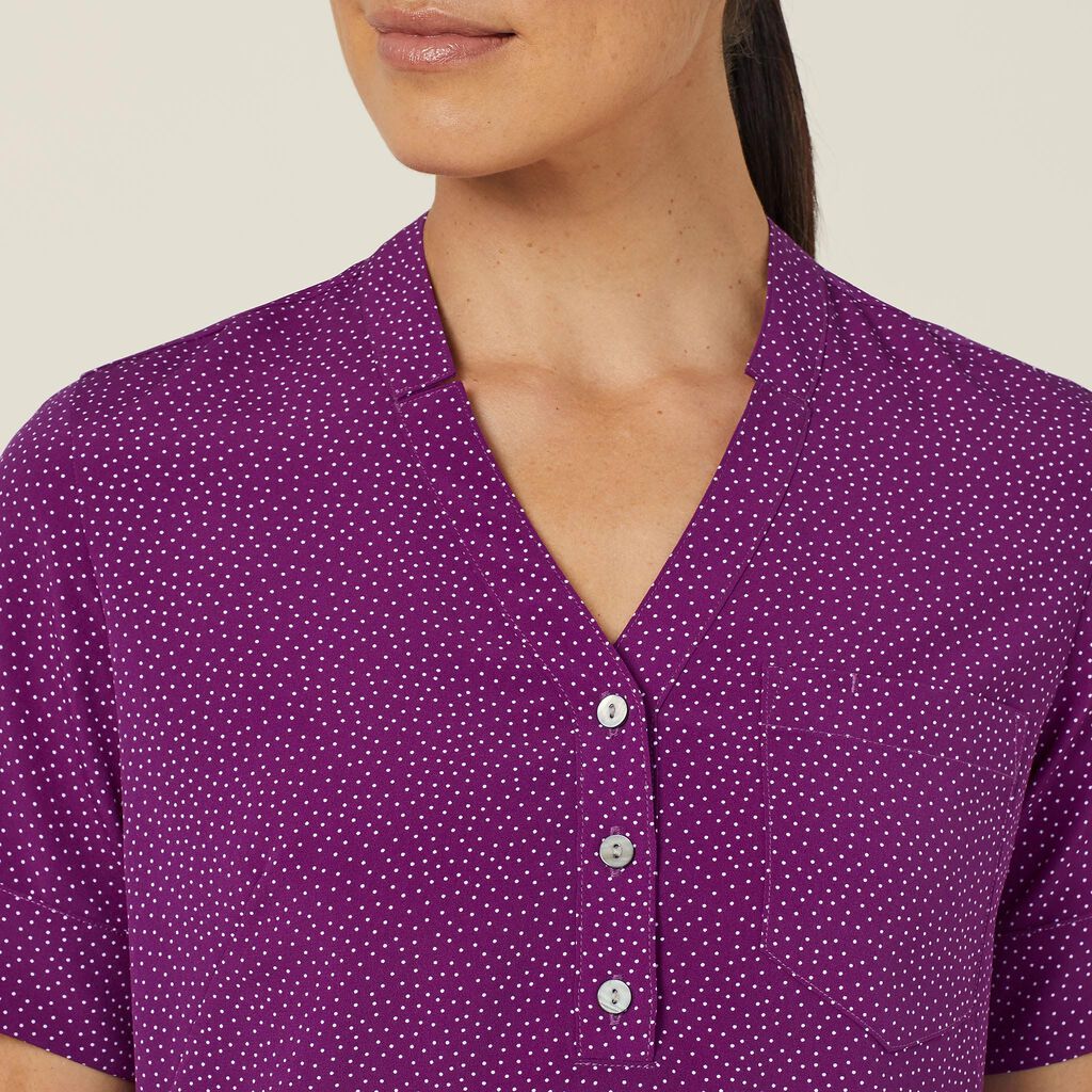 Silvi Spot Print Short Sleeve Tunic