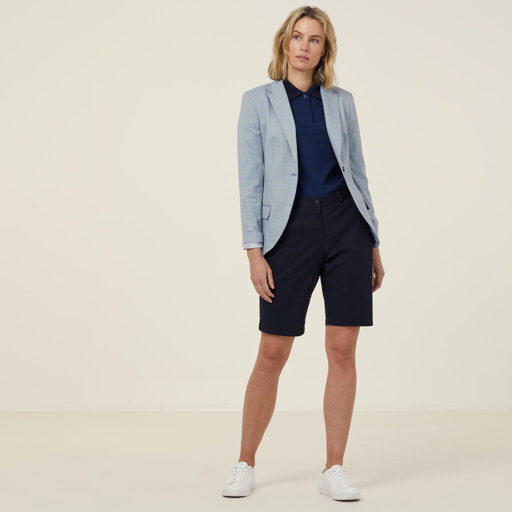 Linen Look Half-Lined Jacket