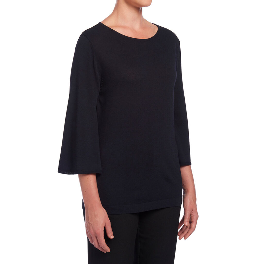 Wide Sleeve Knit Top