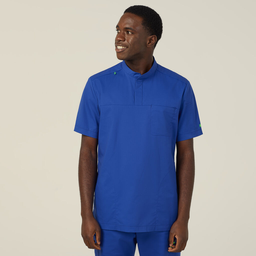 Next-Gen Antibacterial Active Doherty Mandarin Collar Scrub Top
