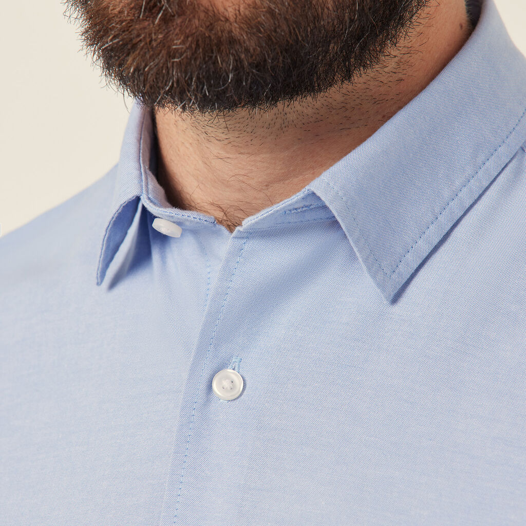 Cotton Chambray Long Sleeve Shirt