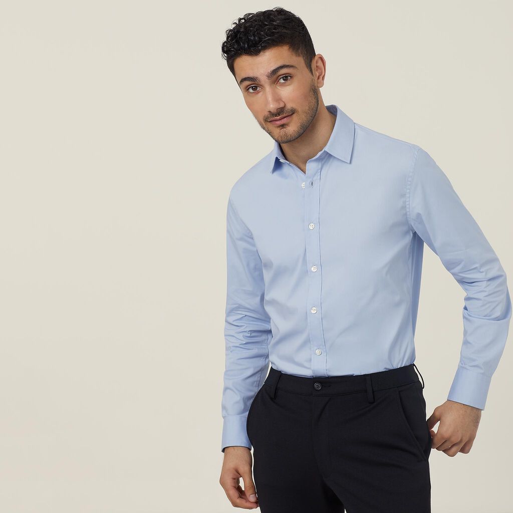 Avignon Stretch Long Sleeve Slim Shirt