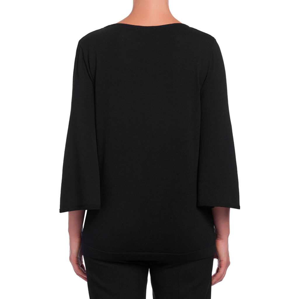 Wide Sleeve Knit Top