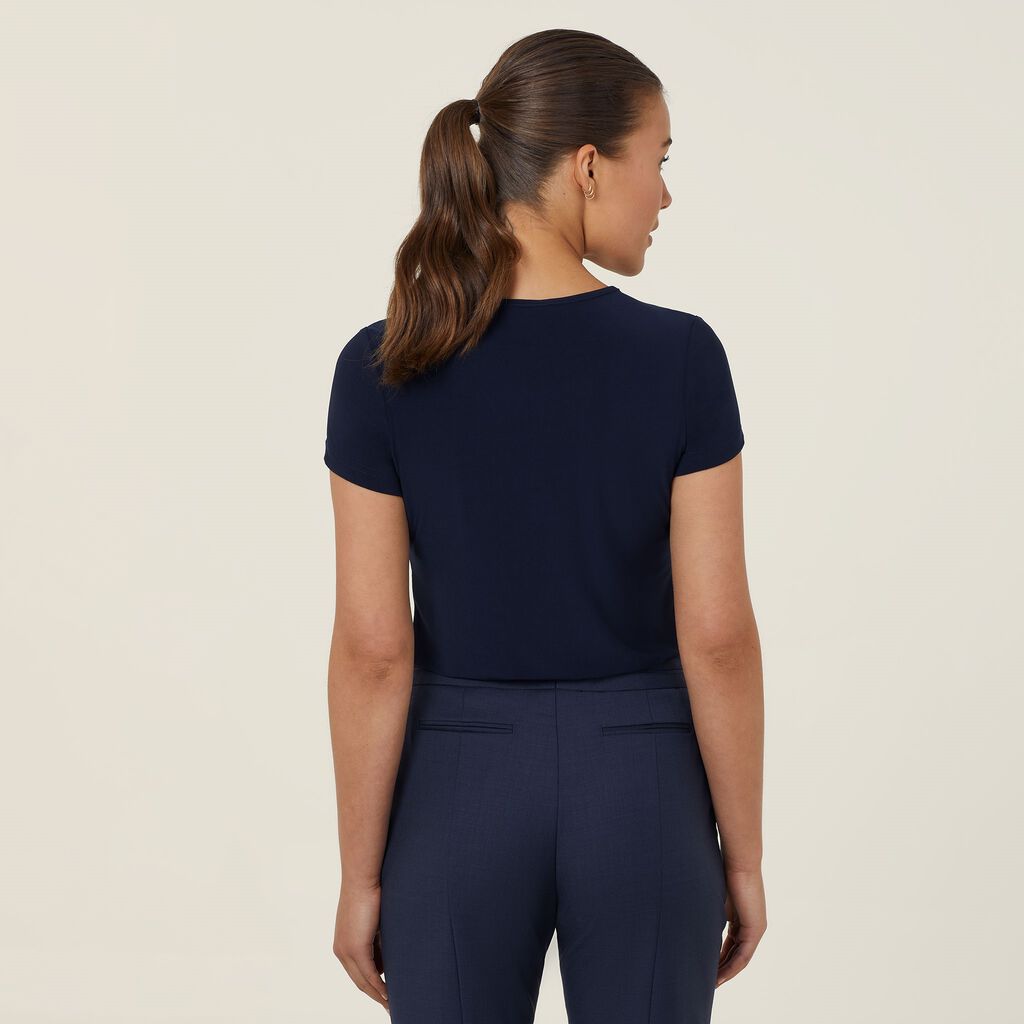 Soft Jersey Short Sleeve Round Neck T-Top