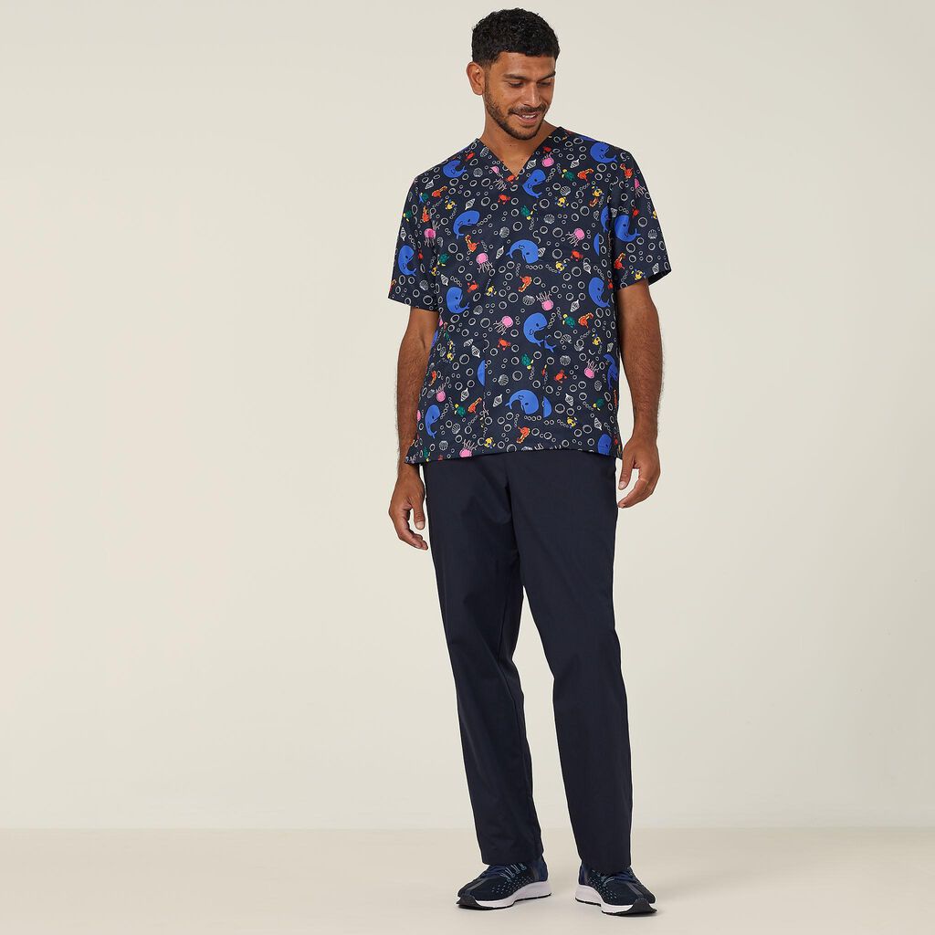 Under The Sea Scrub Top