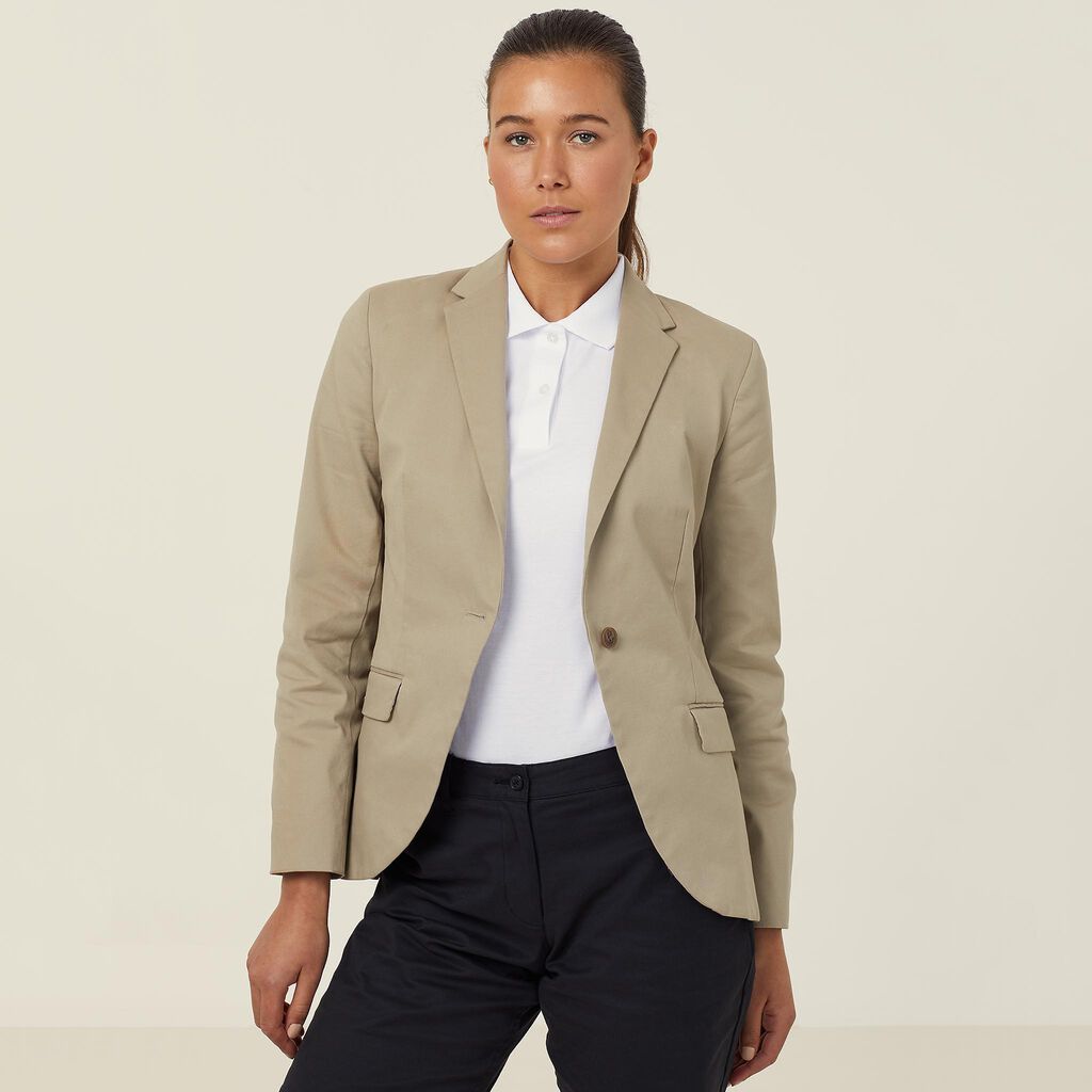 Stretch Cotton Blazer