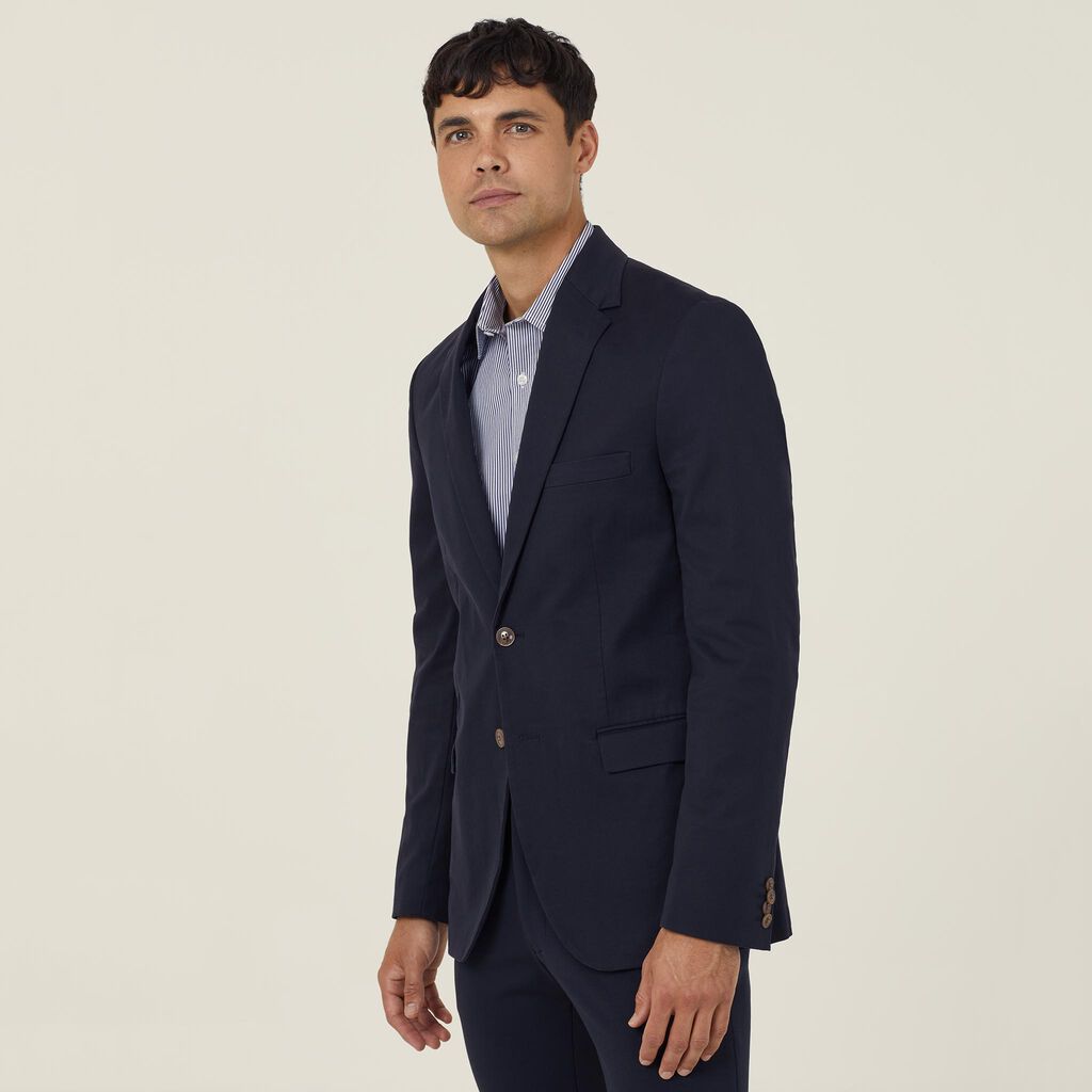Stretch Cotton Blazer