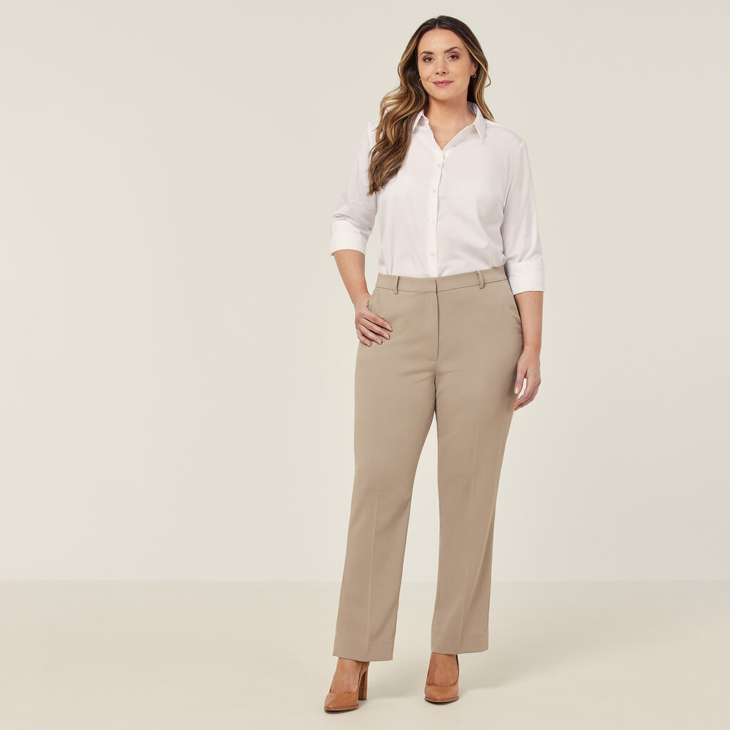 Crepe Stretch Straight Leg Pant