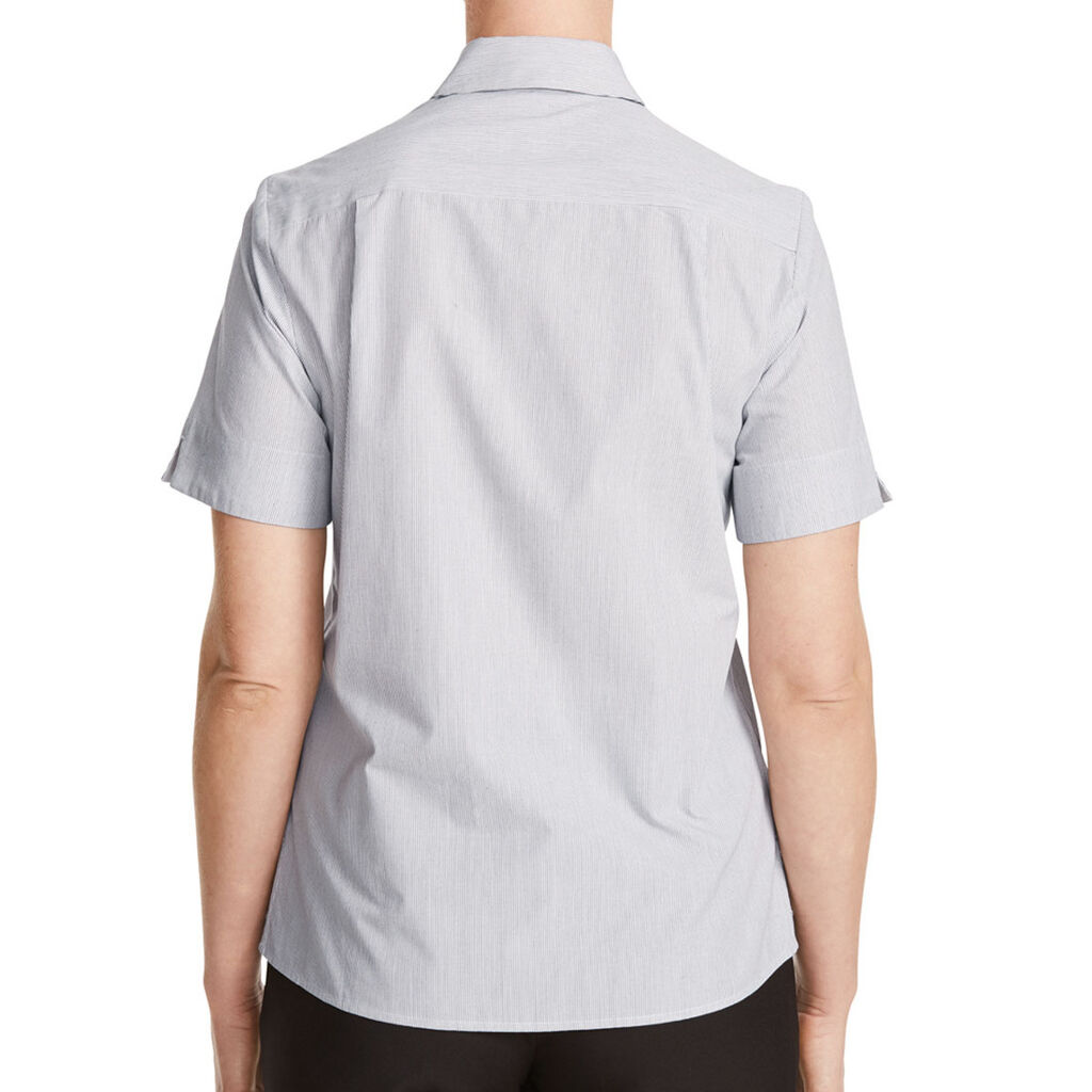 Textured Stripe Short Sleeve Shirt