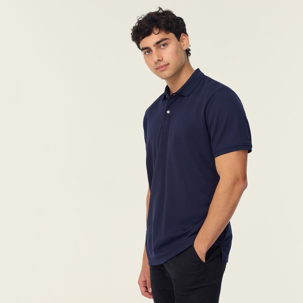 Antibacterial Polyface Short Sleeve Polo