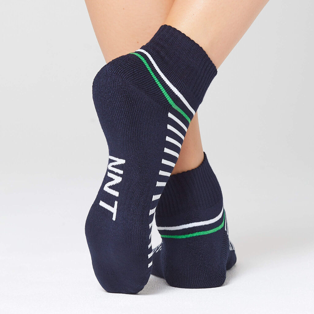 Bamboo Stripe Sports Ankle Socks
