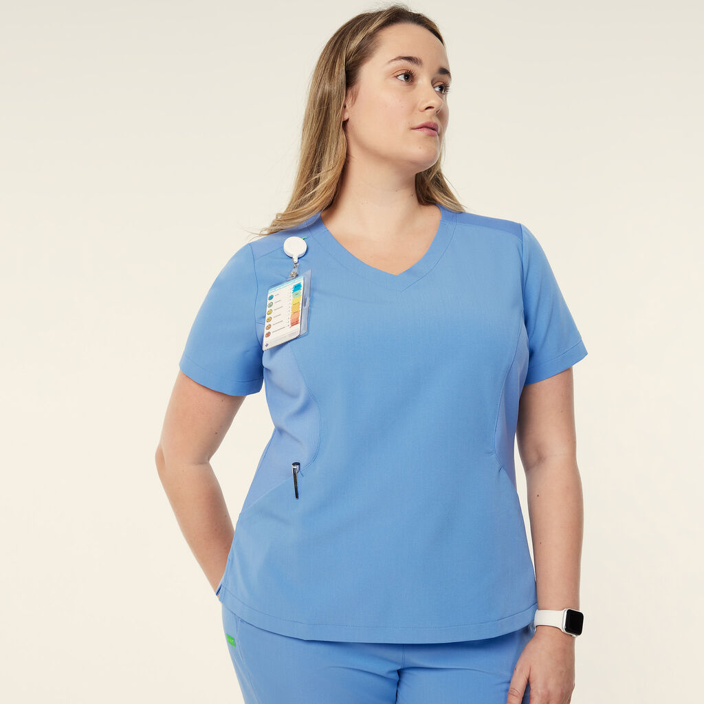 Invigorate Helen Scrub Top