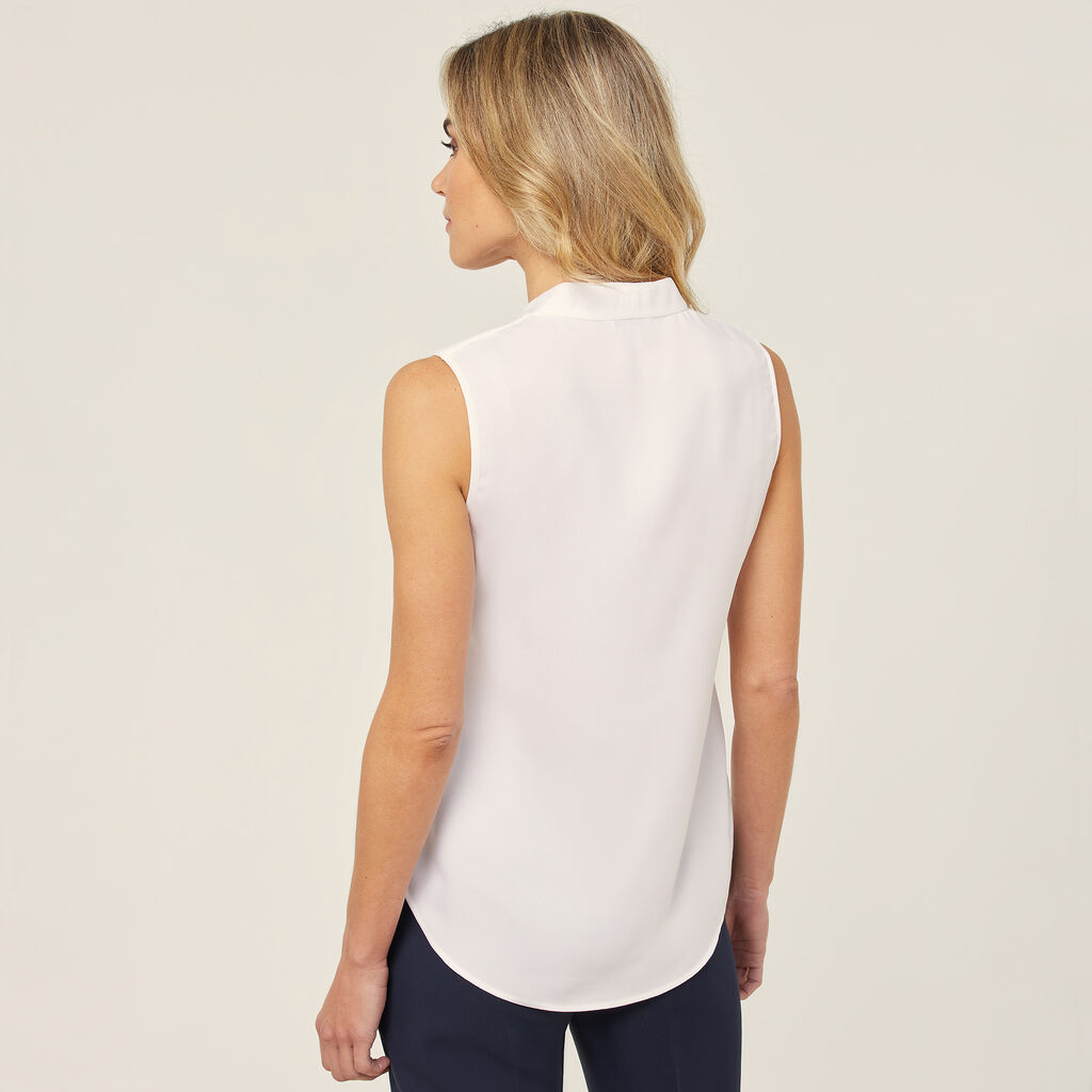 Satin Back Crepe Sleeveless Top