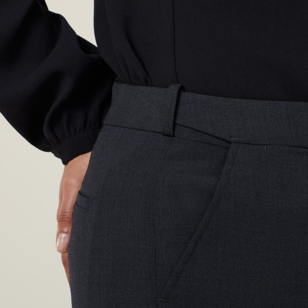 Stretch Wool Blend Secret Waist Pant