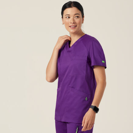 Next-Gen Antibacterial Active Carl Scrub Top