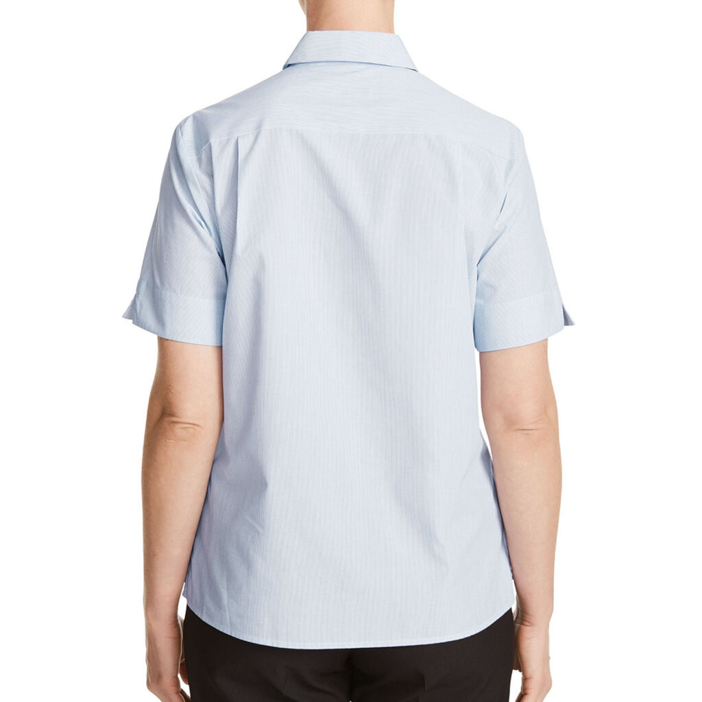 Textured Stripe Short Sleeve Shirt