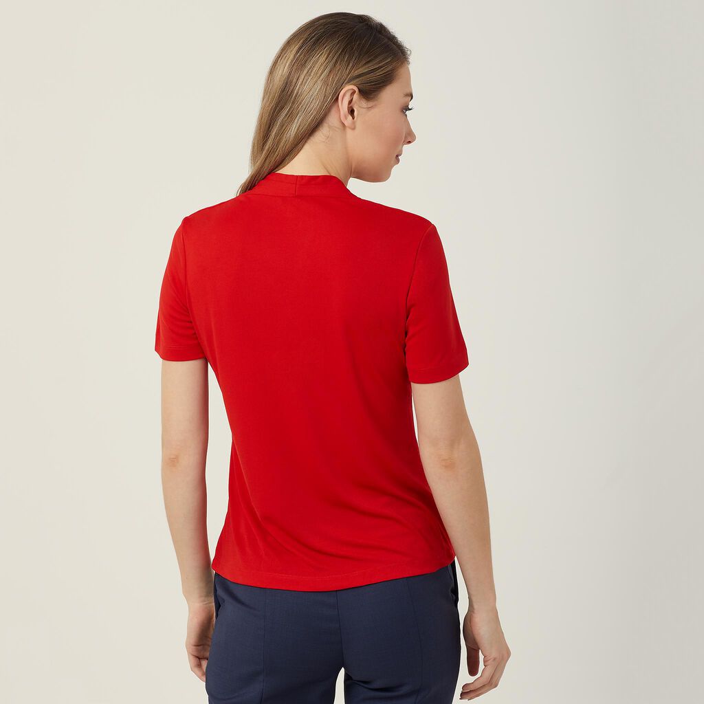 Matt Jersey V-Neck Top