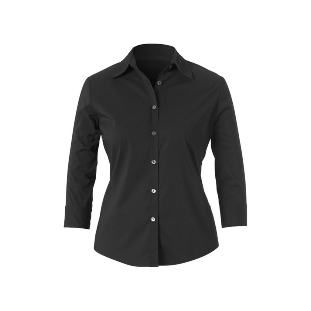 Stretch Cotton Blend 3/4 Sleeve Shirt