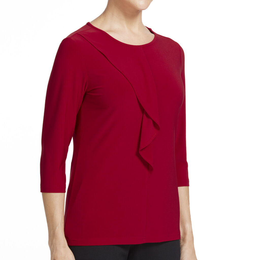 Soft Jersey 3/4 Round Neck T-Top