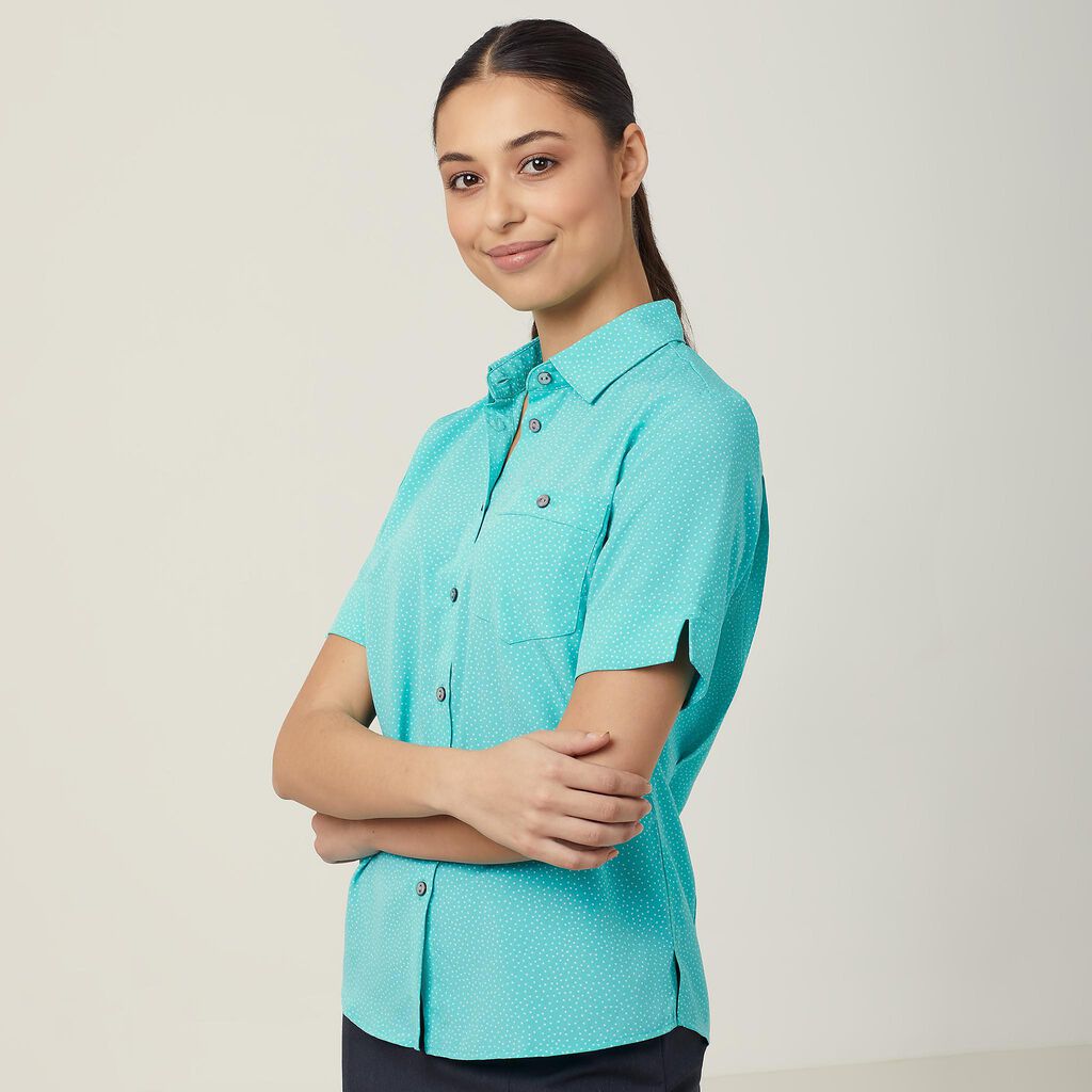 Silvi Spot Print Short Sleeve Shirt