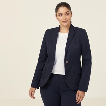 Stretch Cotton Blazer