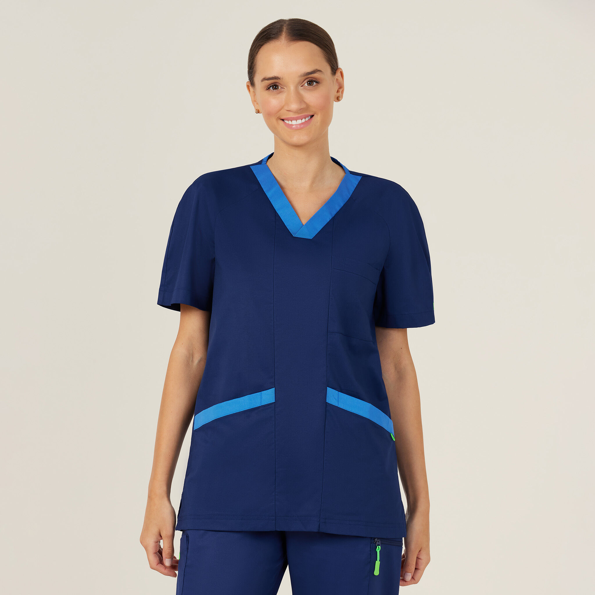 V neck scrub top online
