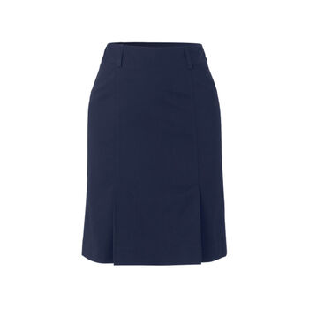 P/V Gaberdine Box Pleat Utility Skirt