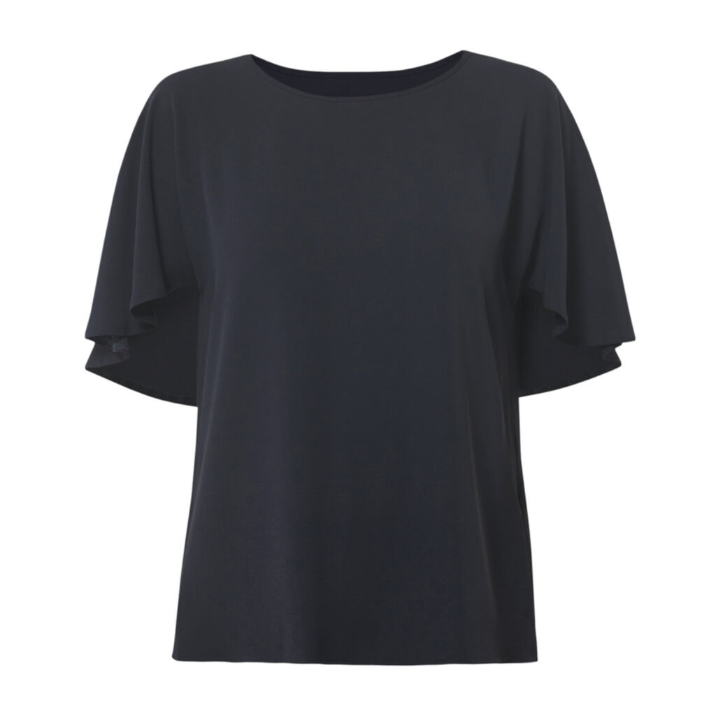 Soft Georgette  Cape Blouse