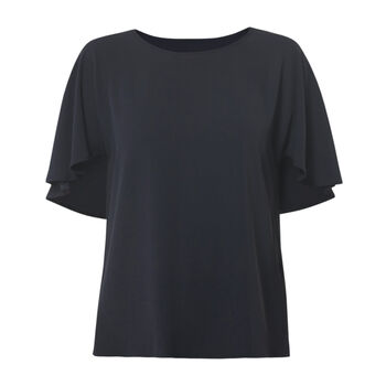 Soft Georgette  Cape Blouse
