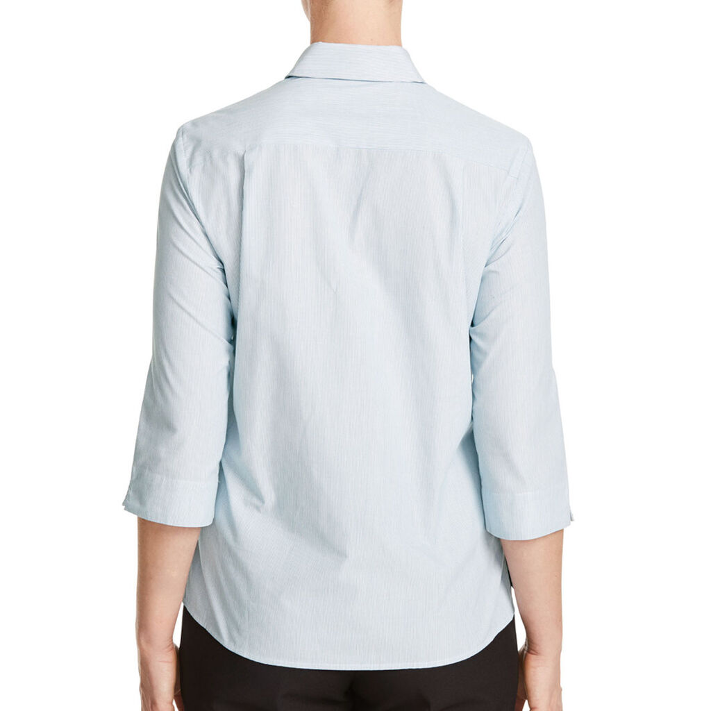 Textured Stripe 3/4 Sleeve Shirt