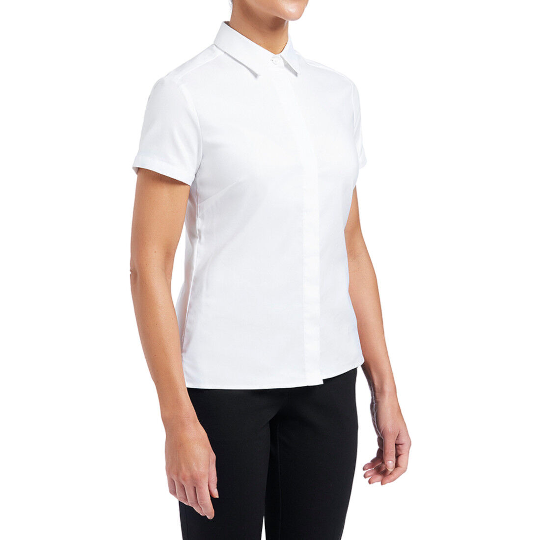 white short sleeve tunic