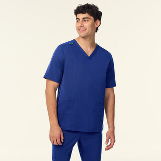 Antibacterial Flex-Ease V Neck Scrub Top