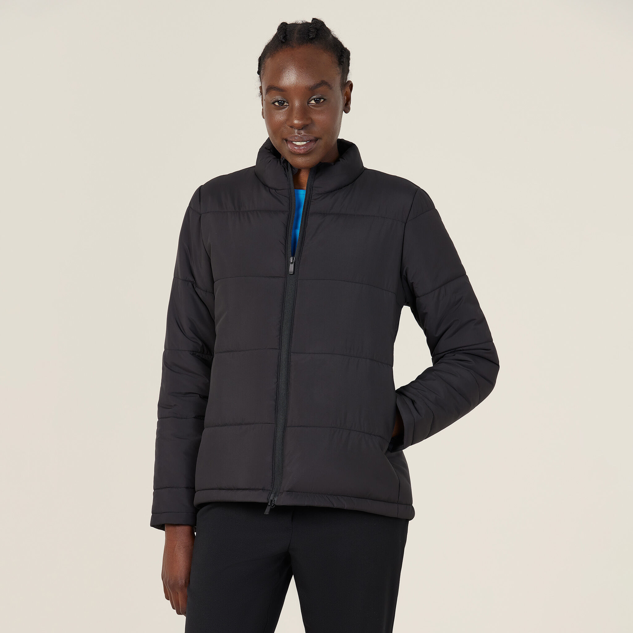 Water repellent puffer coat cheap