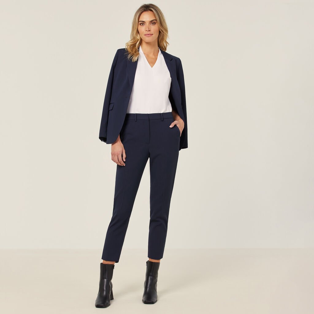 Crepe Stretch Longline Jacket