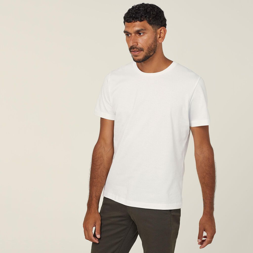 Cotton Jersey Short Sleeve Crew Neck Tee